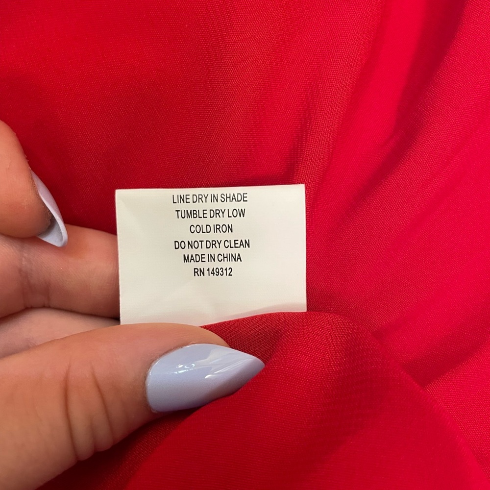 New with tags Hello Molly Red Dress Size Medium - Picture 5 of 9